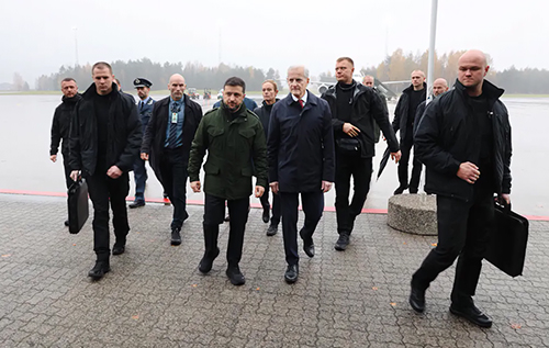 Зеленський прибув з візитом до Норвегії