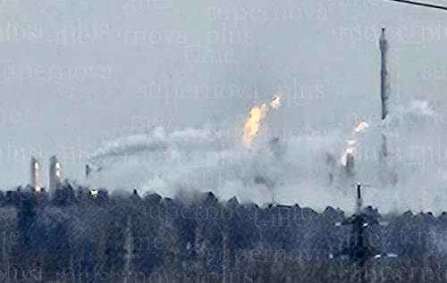 У російському Великому Новгороді дрони знову вдарили по хімзаводу