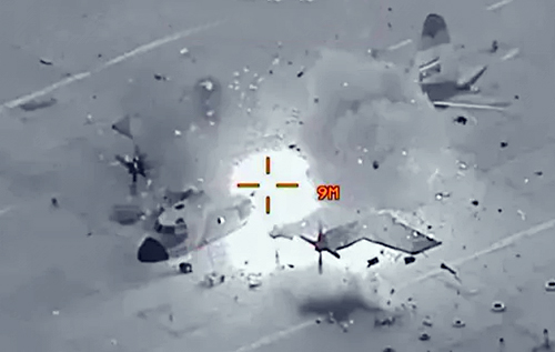 Американські військові показали кадри ураження іранських літаків на аеродромах. ВІДЕО