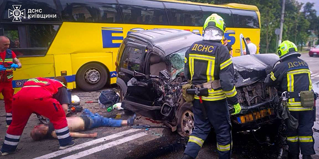 У Борисполі сталась смертельна ДТП за участі автомобіля та автобуса