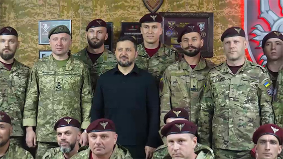 Зеленський та Драпатий відвідали Олександрівський напрямок та зустрілися з бійцями 80-ї бригади. ВІДЕО