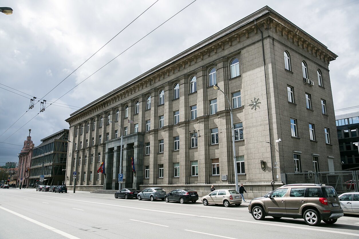 У будівлі Міністерства закордонних справ Литви сталася пожежа У будівлі Міністерства закордонних справ Литви сталася пожежа