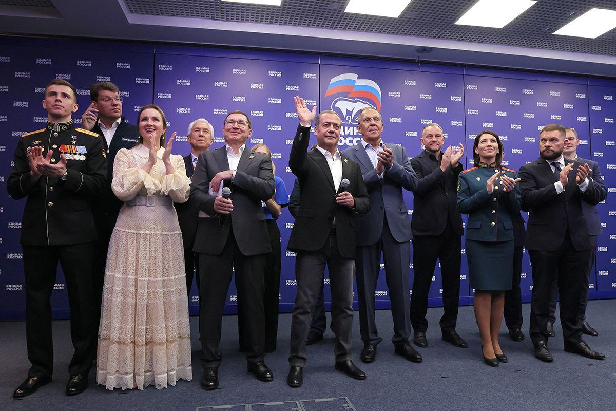 "Вибори" до Держдуми: "Єдина Росія" отримала заздалегідь визначений результат, необхідний Путіну для демонстрації підтримки війни — ISW "Вибори" до Держдуми: "Єдина Росія" отримала заздалегідь визначений результат, необхідний Путіну для демонстрації підтримки війни — ISW