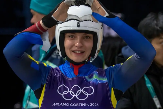 Українська санкарка продемонструвала підтримку Гераскевичу під час свого заїзду на ОІ-2026