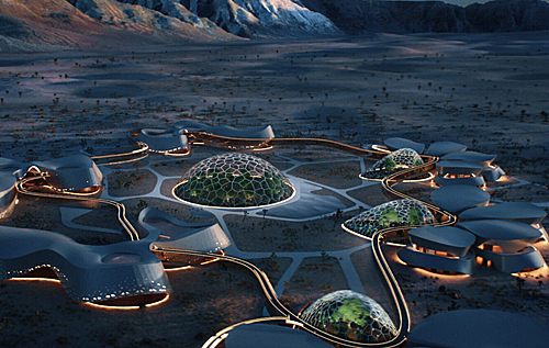 В пустыне Мохаве планируют построить "марсианскую деревню". ФОТО