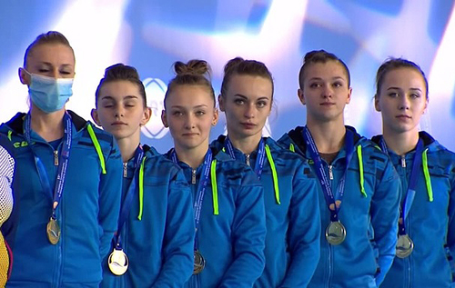 Українські гімнастки вперше в історії виграли чемпіонат Європи