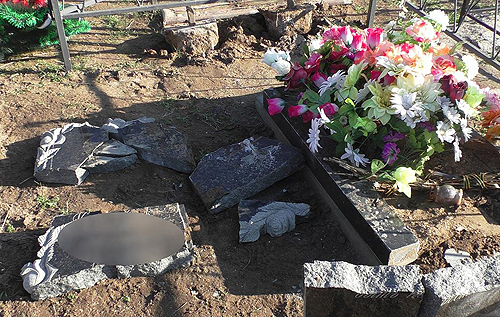 22-річний мешканець села на Миколаївщині осквернив понад 100 могил. ВІДЕО