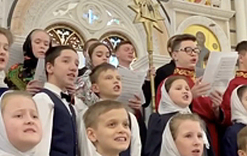 В ОРДО детский церковный хор исполнил щедривки на "запрещенном" языке. ВИДЕО