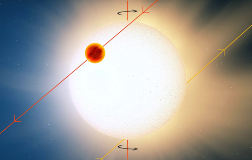 Астрономы открыли горячую планету, которая может разогреваться до 2700 градусов