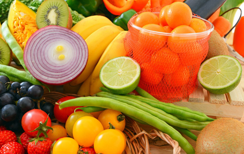 Употребление в пищу большого количества овощей и фруктов помогает в борьбе со стрессом