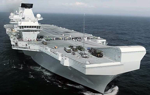 В ВМС Британии полагают, что российская подлодка следила за авианосцем Queen Elizabeth, – The Daily Telegraph