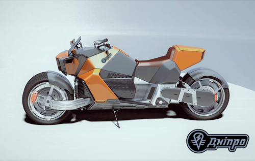 В сети показали первое фото серийного электромотоцикла "Днепр"