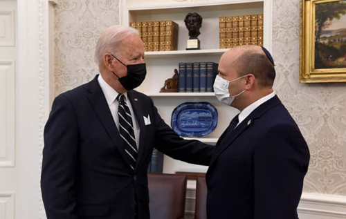 Байден уснул во время встречи с премьером Израиля. ВИДЕО