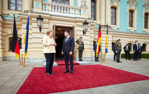 Візит канцлера ФРН до України. Що сказали Зеленський і Меркель на спільному брифінгу: головні тези