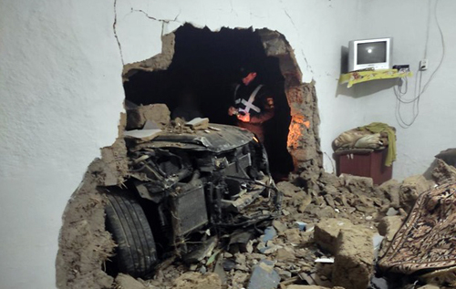 На Одещині авто пробило стіну приватного будинку