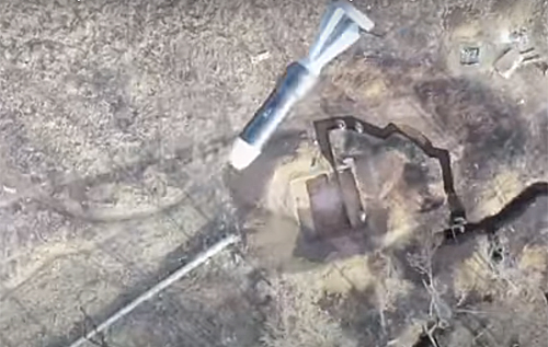 "Привіт" окупантам: в мережі показали відео удару з повітря по бойовиках на Донбасі