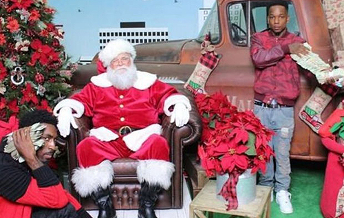 В США находившегося в розыске преступника поймали благодаря фото с Санта-Клаусом