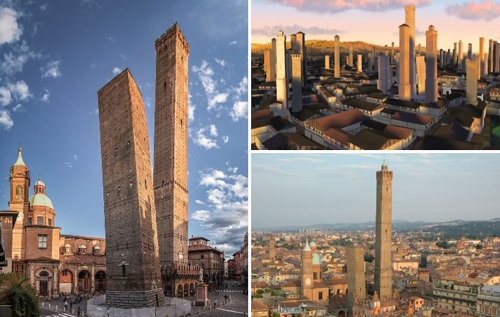 Как в Средние века в Болонье появились башни-небоскребы, которые стоят и по сей день. ФОТО