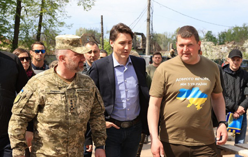 Прем'єр-міністр Канади Джастін Трюдо несподівано приїхав до України