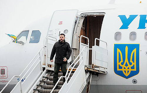 Зеленський прибув до Швейцарії на форум у Давосі та зустріч з президентом США