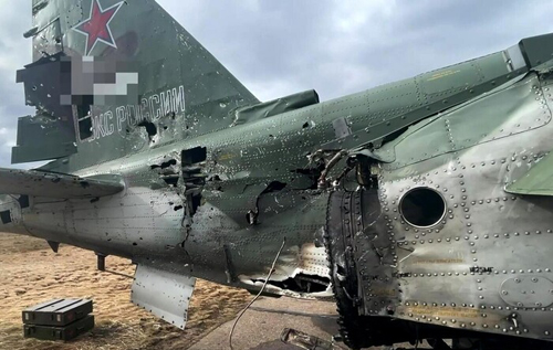 У Росії розбився Су-25: нардеп стверджує, що ЗСУ збили його над Авдіївкою, а пілота взяли в полон