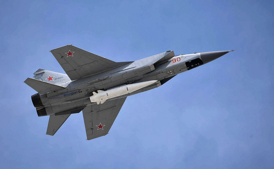 У Росії розбився винищувач МіГ-31. Він може бути носієм ракет "Кинжал"