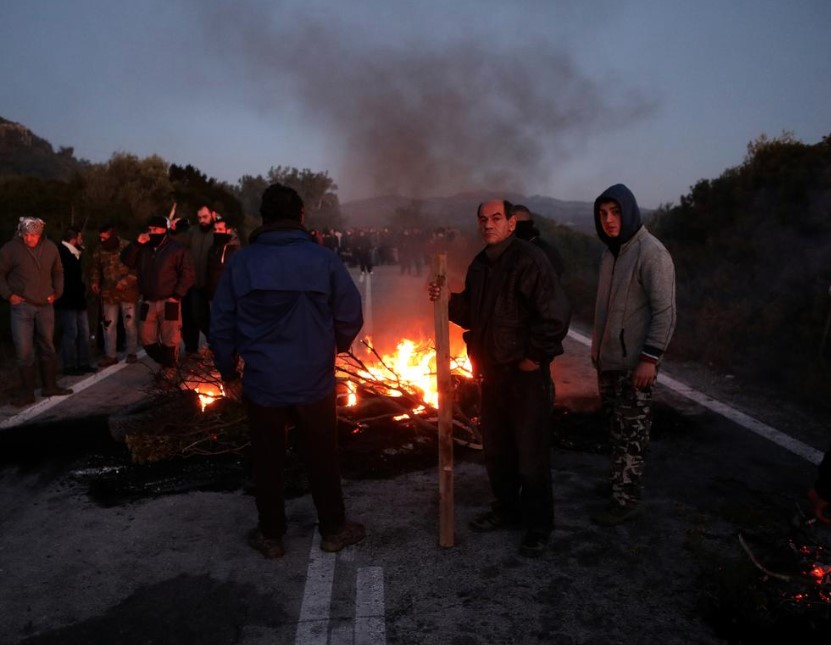 грецький острів, мігранти, табір, спроба, протести