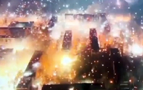 Місто у вогні: сили спецоперацій показали відео обстрілу Бахмута запалювальними боєприпасами