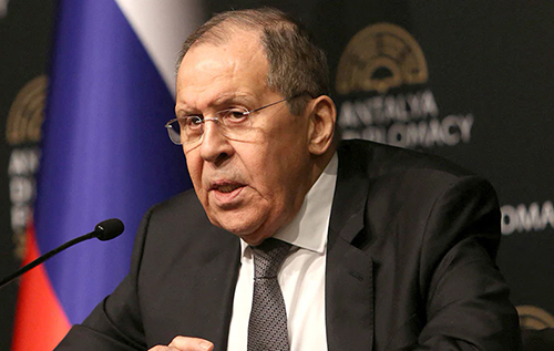 Лавров заявив, що НАТО та ЄС "руками України" оголосили Росії "справжню війну"