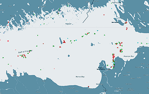 У Фінській затоці накопичується черга з танкерів "тіньового флоту" через удари по портах РФ