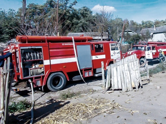53-летняя Дарья Бабий вытащила из горящего дома троих соседских ребятишек