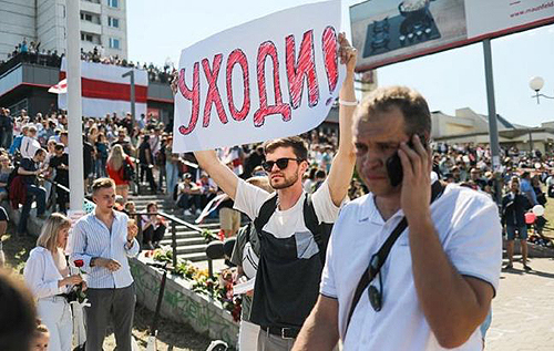 В Беларуси продолжаются масштабные протесты. В Минске проходит марш солидарности. ВИДЕО