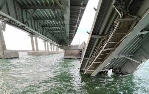 Заяву Росії про швидке відновлення Кримського мосту назвали брехнею: на ремонт піде до п’яти місяців