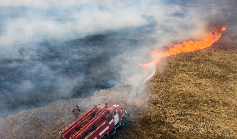 Масові пожежі в Україні