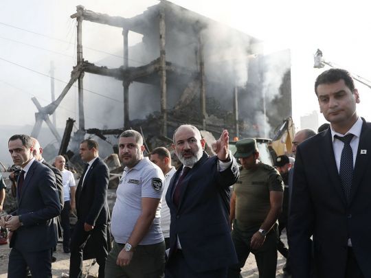 Число жертв катастрофічного вибуху в Єревані збільшилося втричі