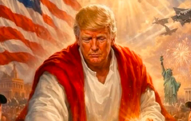 Трамп показав себе в образі Ісуса, що зцілює людей