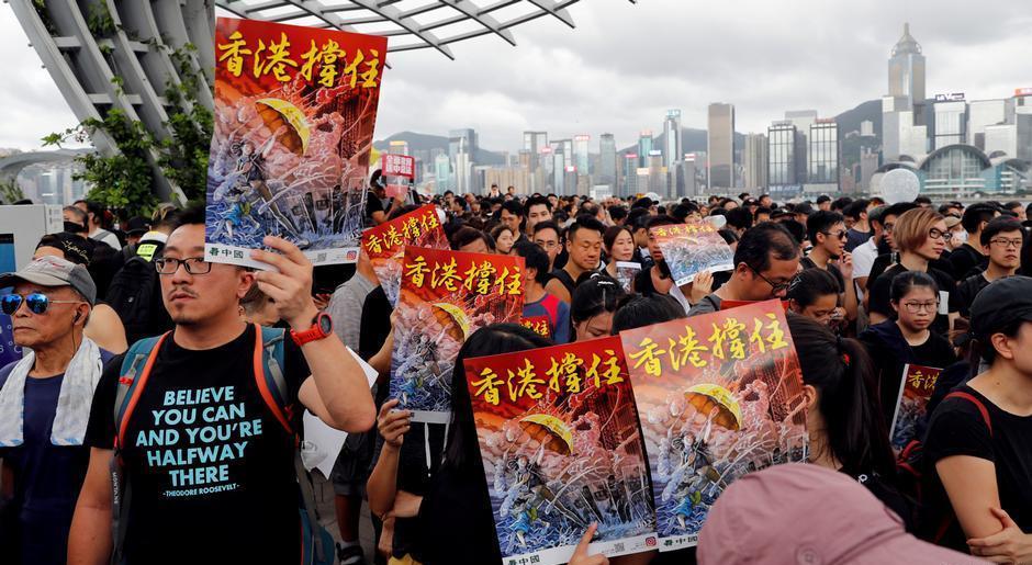 антиправительственные протесты в Гонконге
