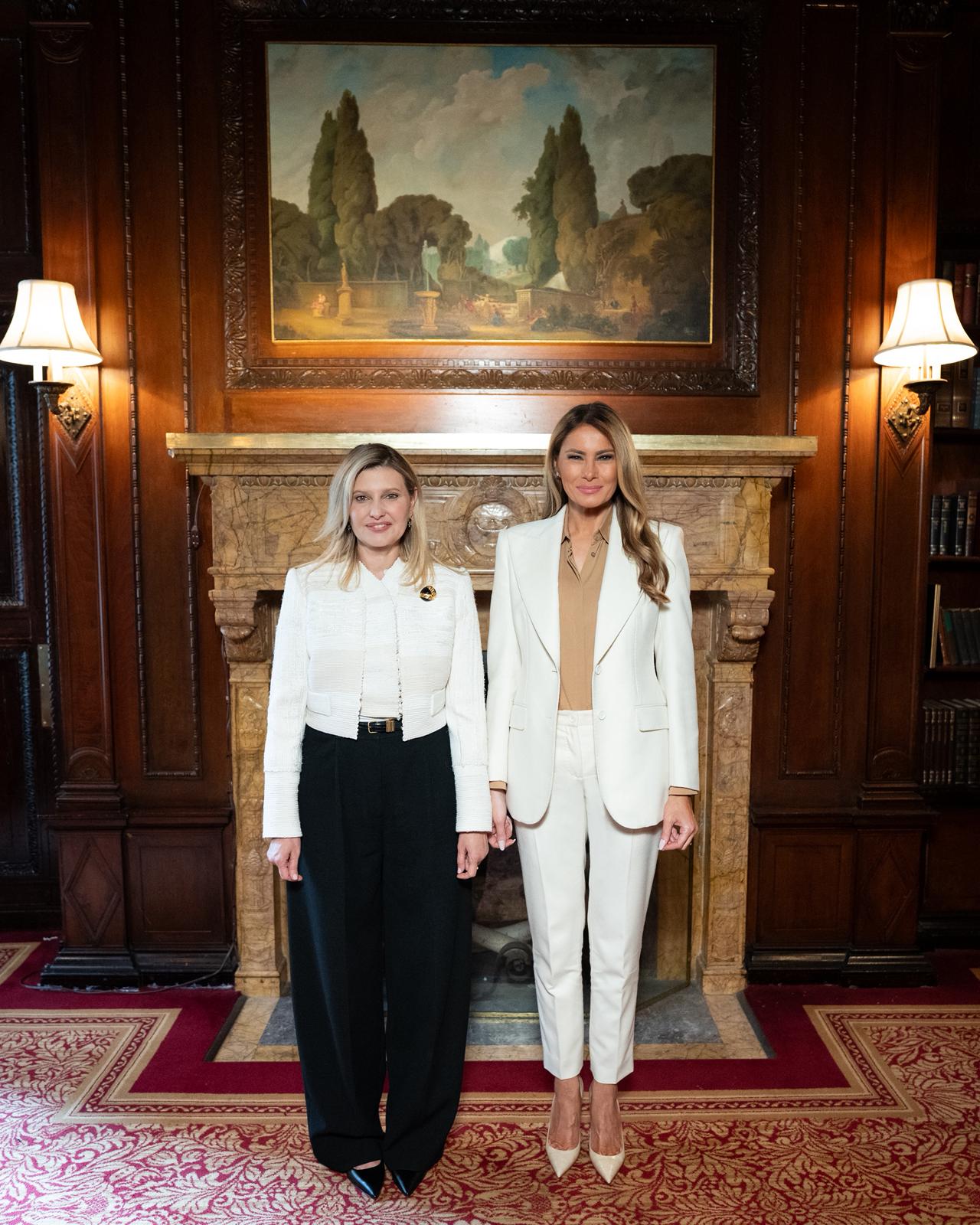 Олена Зеленська прокоментувала зусилля Меланії Трамп щодо повернення викрадених українських дітей з Росії