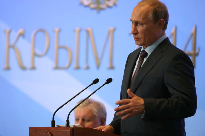 Путін вводить санкції за згадки про окупований Росією Крим