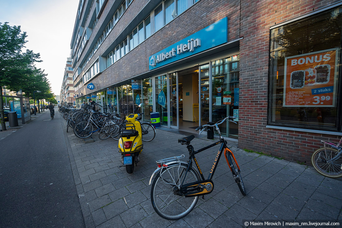 Как устроены магазины в Нидерландах. Фото