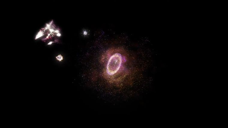 Астрономи знайшли дуже рідкісну галактику у формі бублика