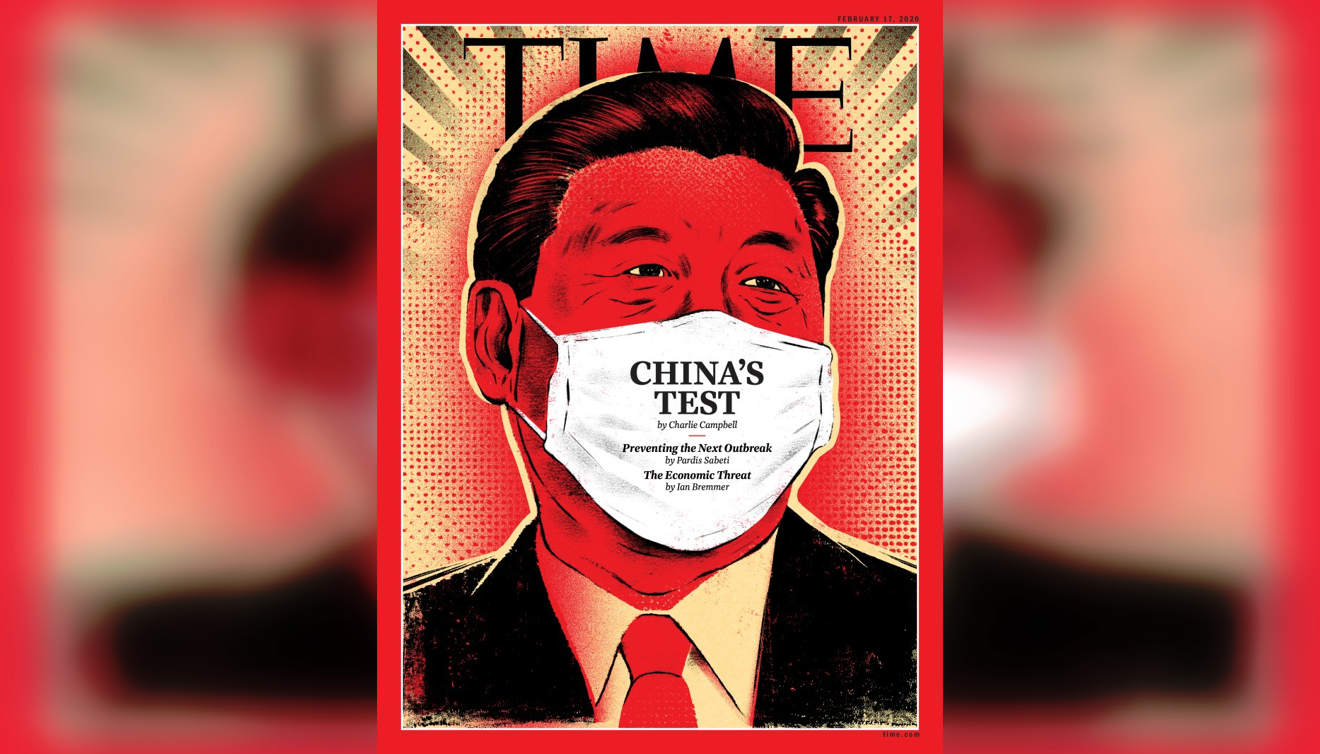Сі Цзіньпін у медичній масці прикрасив обкладинку журналу Time