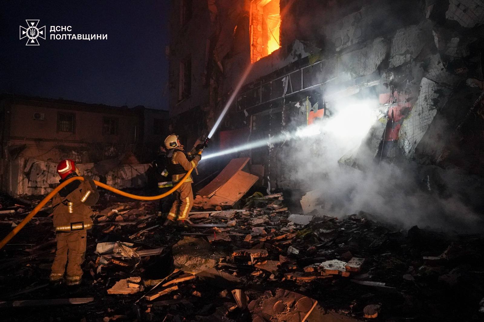 Ворог вдарив по Полтавщині: двоє загиблих та семеро поранених 