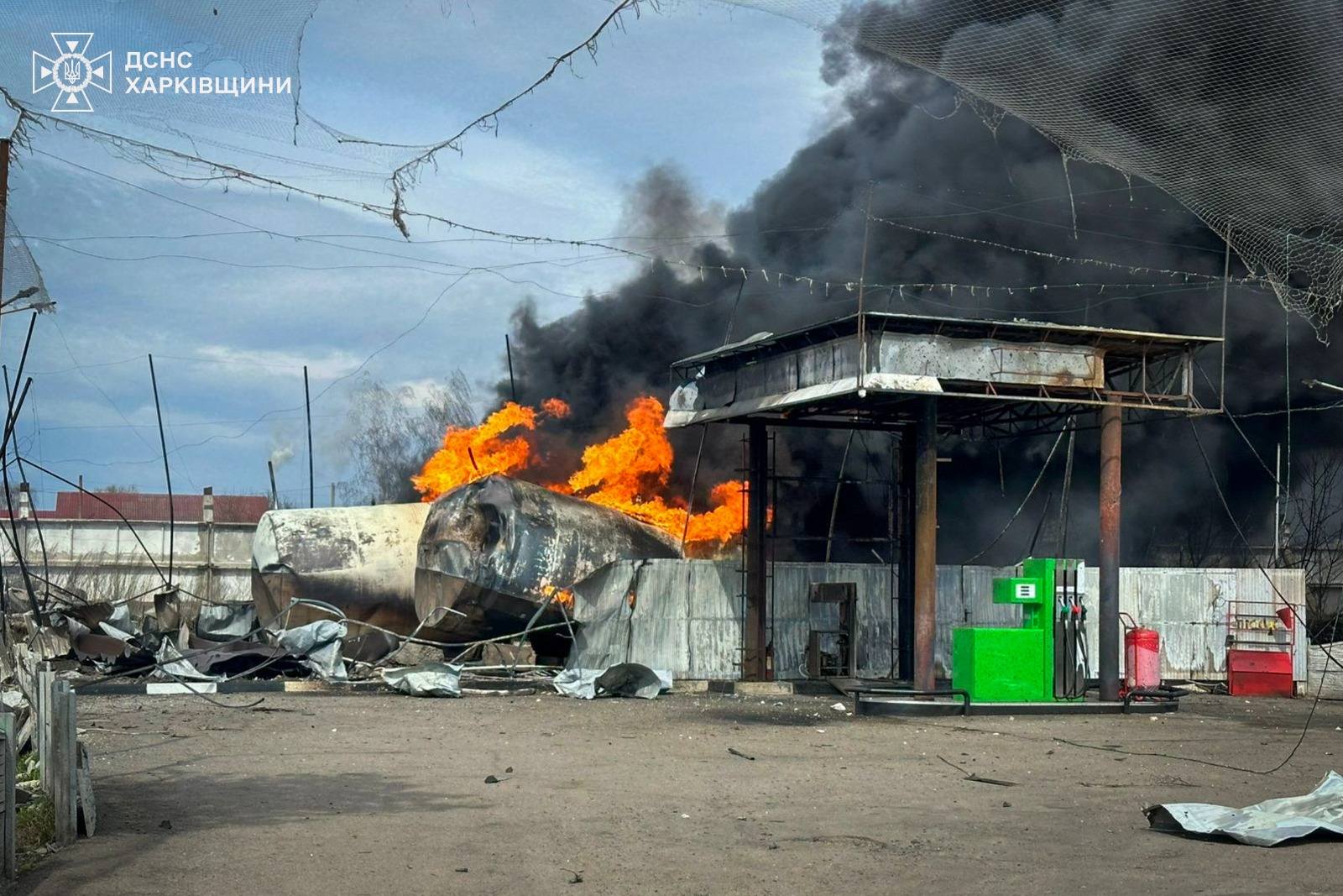 Ворог завдав удару по АЗС на Харківщині 