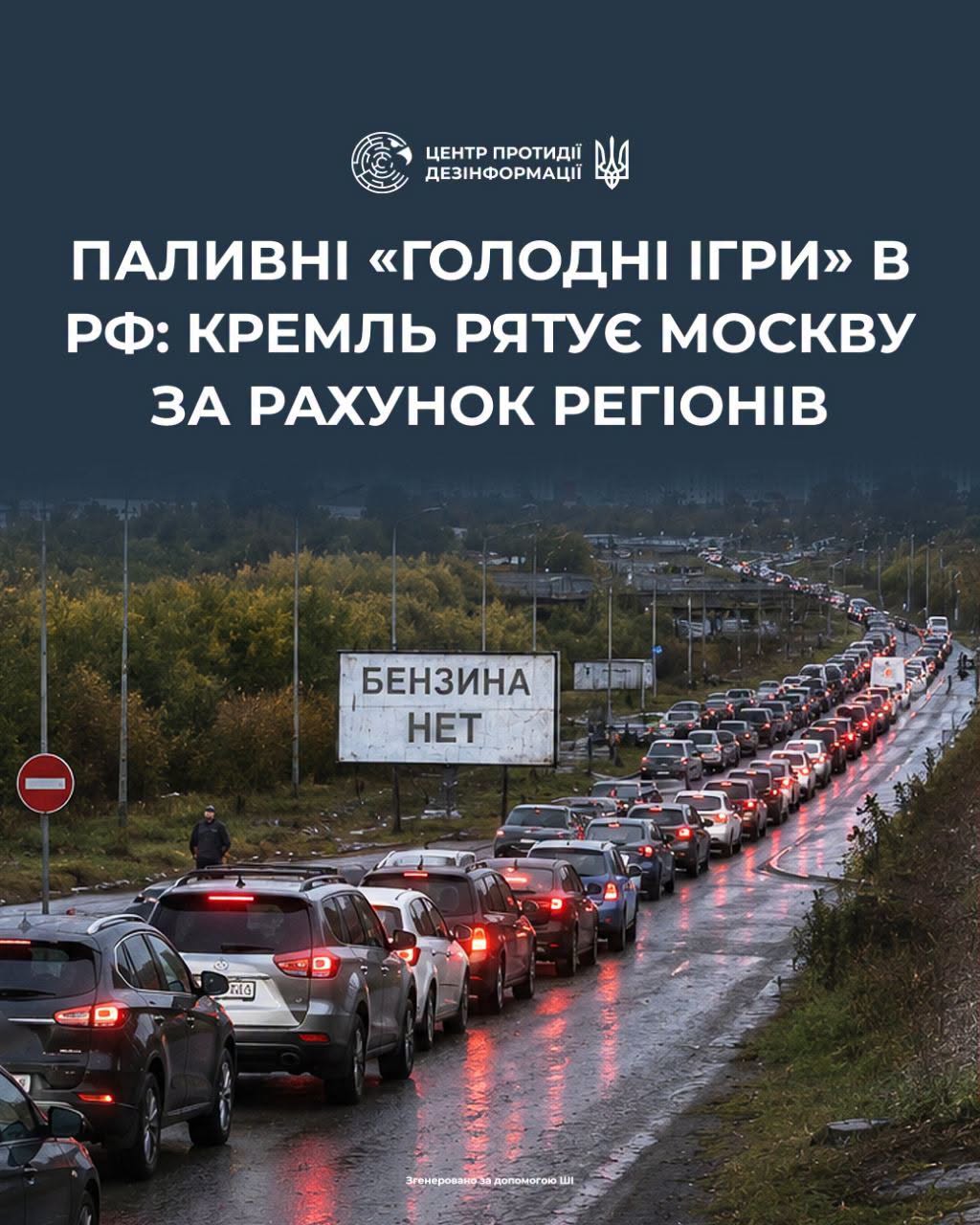 "Голодні ігри" за бензин: кремлівська верхівка вирішила забрати паливо у провінції, щоб штучно утримати благополучну картинку в москві, - ЦПД "Голодні ігри" за бензин: кремлівська верхівка вирішила забрати паливо у провінції, щоб штучно утримати благополучну картинку в москві, - ЦПД