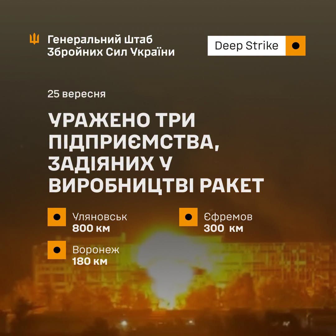 Сили оборони вдарили по трьох важливих російських підприємствах, задіяних у виробництві ракет Сили оборони вдарили по трьох важливих російських підприємствах, задіяних у виробництві ракет
