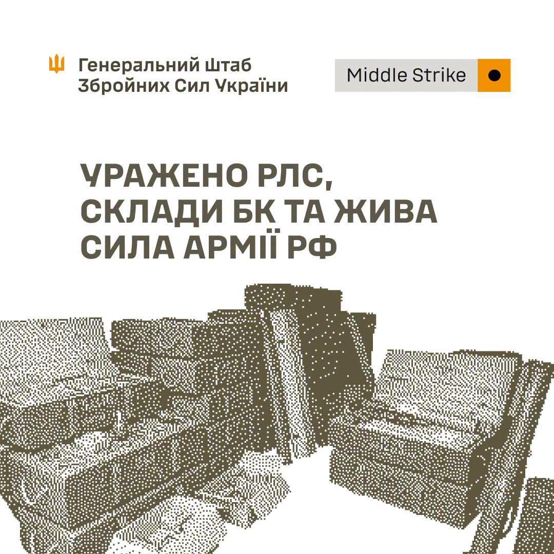 Уражено РЛС, склади БК та жива сила армії рф,- Генштаб ЗСУ
