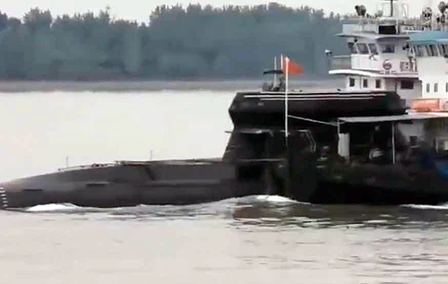 Китайцы как бы показали "футуристическую" субмарину нового типа. ФОТО. ВИДЕО