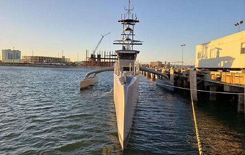 Американские ВМС получили беспилотный корабль Seahawk, который будет охотиться за субмаринами неприятеля
