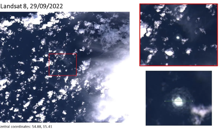 Витік метану на "Північному потоці" видно з космосу: опубліковано перші супутникові знімки